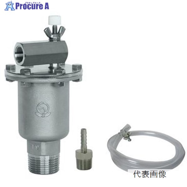 ﾍﾞﾝ AF9-DT 空気抜弁 逆止機能 ﾁｭｰﾌﾞ継手付 ｽﾃﾝﾚｽ鋼製20A AF9-DT 20A ▼1299364 ベン ●i547