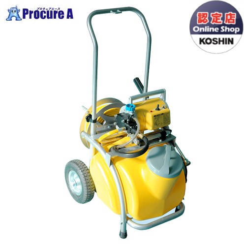 工進 タンクキャリー付き添い人原動機動噴 25L MS-252RT25 1台 KOSHIN ●KO591