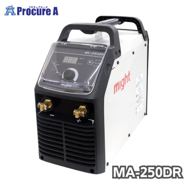マイト インバータ直流円弧溶接機 MA-250DR 1台 熱っぽい乗り掛かる役立つこと積み上げる アークフォース役立つこと積み上げる ●YA509