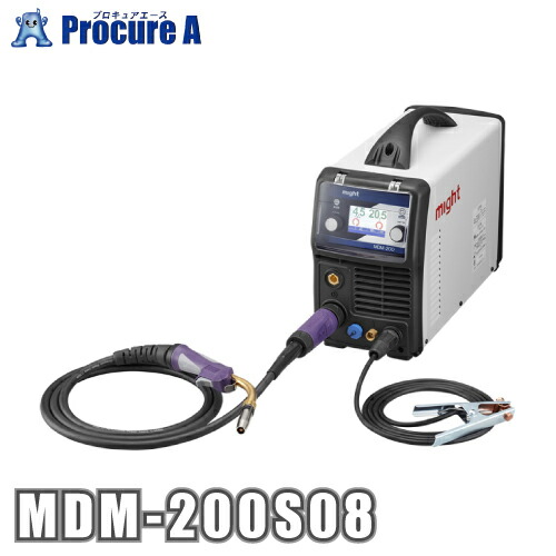 マイト産業 マルチ溶接機 MDM-200 MDM-200S08 【代引決済不可】●YA509 人間宅不可福山通運支店打ち切り