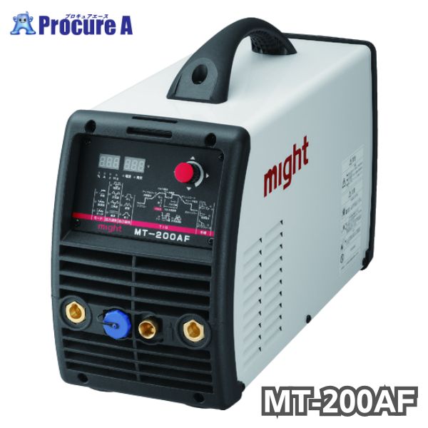 マイト産業 遣り取り/直流 TIG溶接機 MT-200AF 100V/200V兼用 ダブルデジタル見せびらかす ●YA509