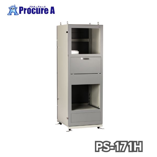 SDS 防塵ラック まもる君 スタンダード L 1枚扉 熱交換器タイプ PS-171H 1台 エスディエス ●YU501