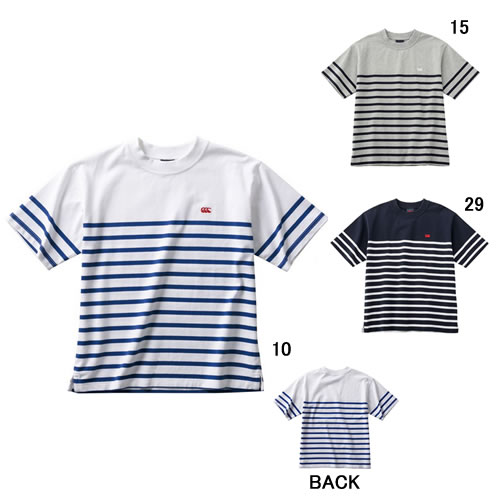 ラグビー フットボールtシャツ 半袖 メンズ カンタベリー Canterbury パネル 棒縞 労働者の一団喉頸 Tシャツ ラグビー ボーダー 綿絮 タウン若人 Ra バーゲンセール Cannes Encheres Com