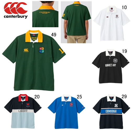 楽天市場】半袖 ラガーシャツ メンズ カンタベリー canterbury