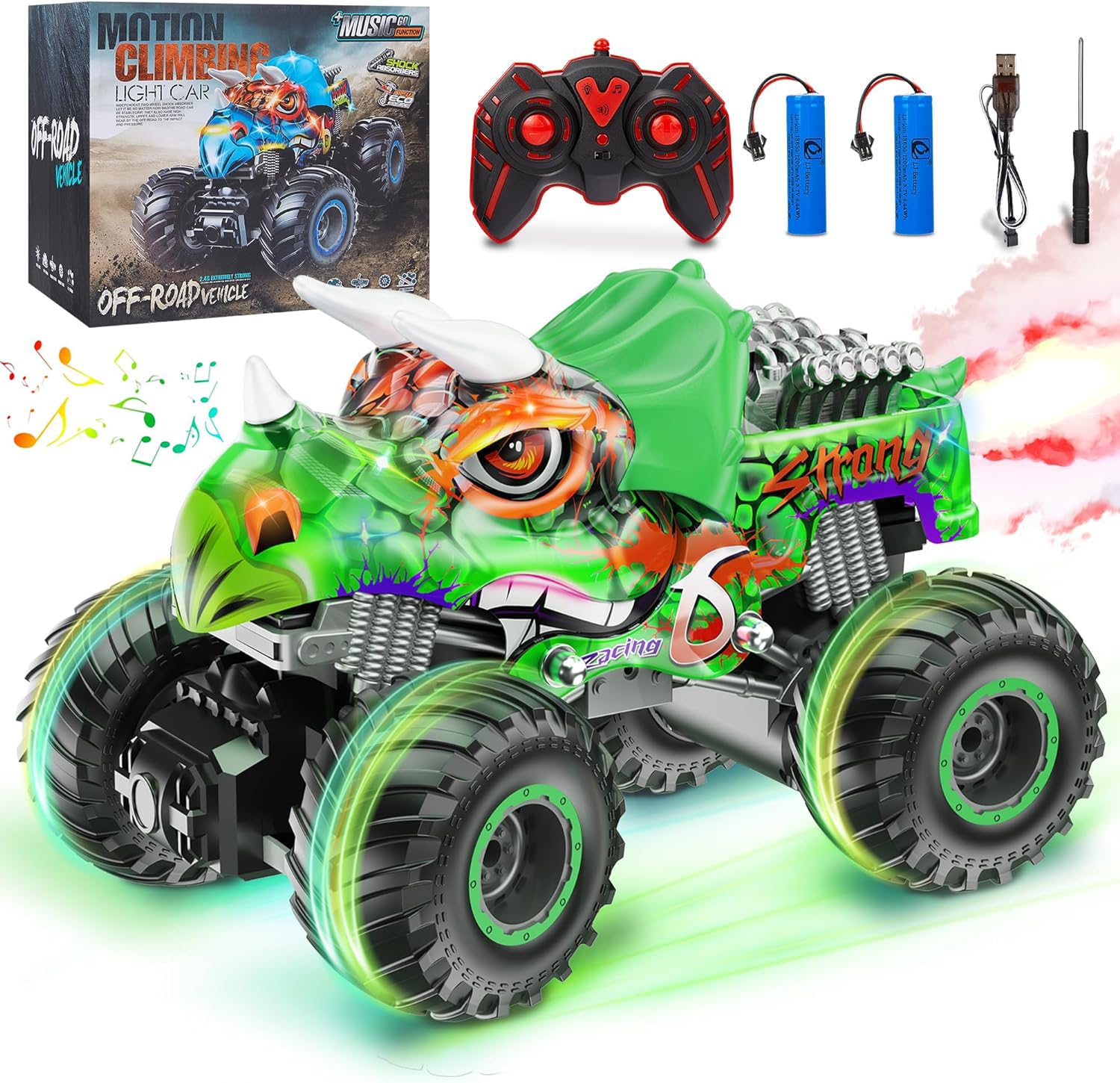 Monster Truck オフロードラジコン　（予備部品あり） モンスタートラック ラジコンカー 子供 ラジコンカー オフロード 大人