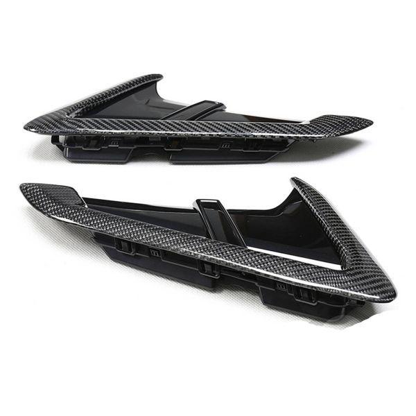 リアルカーボン ファイバー　BMW X3M G01 X4M G02 2019～2022年式 　サイドグリル カバー 　サイド フェンダーパネルカバー 2個セット