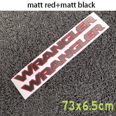 ジープ ラングラー tj jk cj tj yk jl xj グラフィック 車体用 ボンネット サイド レター D 6,688円