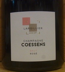 NV(2020) Largillier Rose de saignee ラルジリエ ロゼ・ド・セニエ【Champagne Coessons シャンパーニュ・コエッソン】