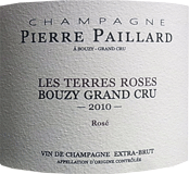 [2010] Les Terres Roses SP / Pierre Paillard　レ テール ロゼ ブジー グランクリュ SP 【Pierre Paillard ピエール・パイヤール】｜アサヒヤワインセラー