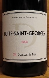 [2023] Nuits Saint Georgesニュイ・サン・ジョルジュ【Decelle ドゥセル】｜アサヒヤワインセラー