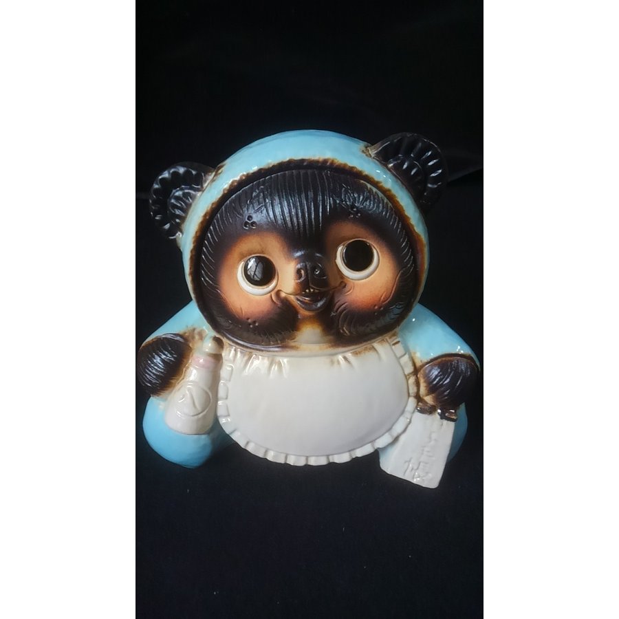 楽天市場】出産祝い 信楽焼 赤ちゃん タヌキ ブルー ベビー お土産