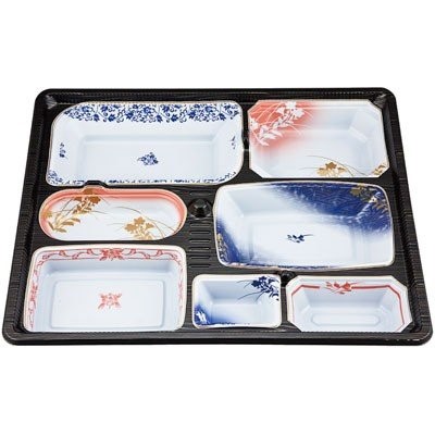 楽天市場】80-80 道参 二段会席 睦月はなふさ 25セット 2段弁当 弁当箱