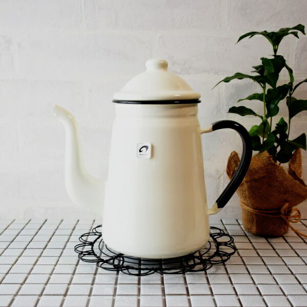 楽天市場】野田琺瑯 ドリップケトル2 キャメル DK-200 : かっぱ橋 浅井