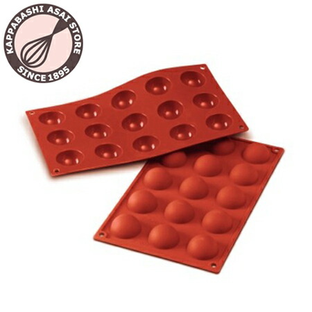 楽天市場】Silikomart(シリコマート) シリコンフレックス 半球φ30(24ヶ