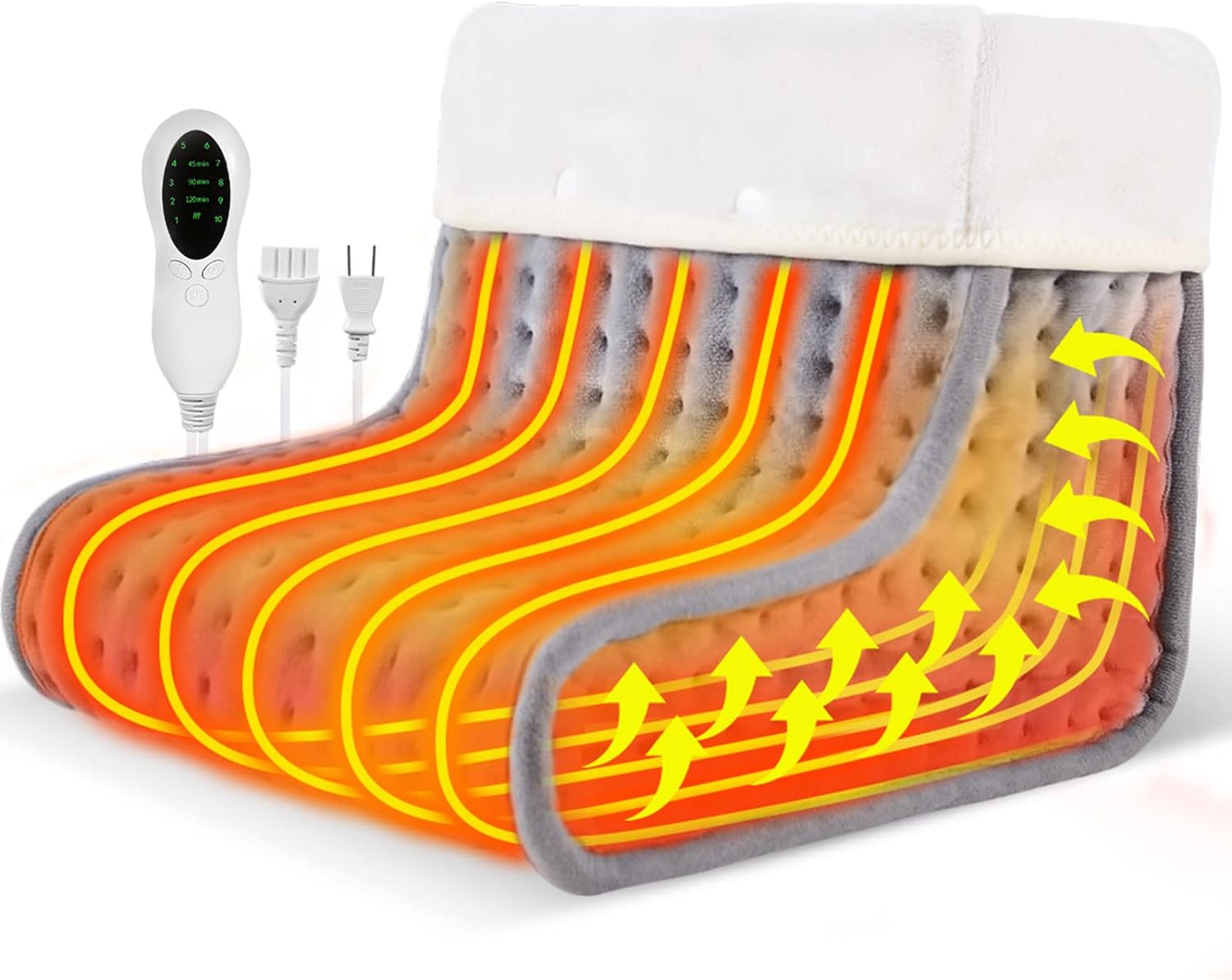 7段階温度調整 フットウォーマー 10秒速熱 10秒で温まる フットウォーマー 7段階温度調整