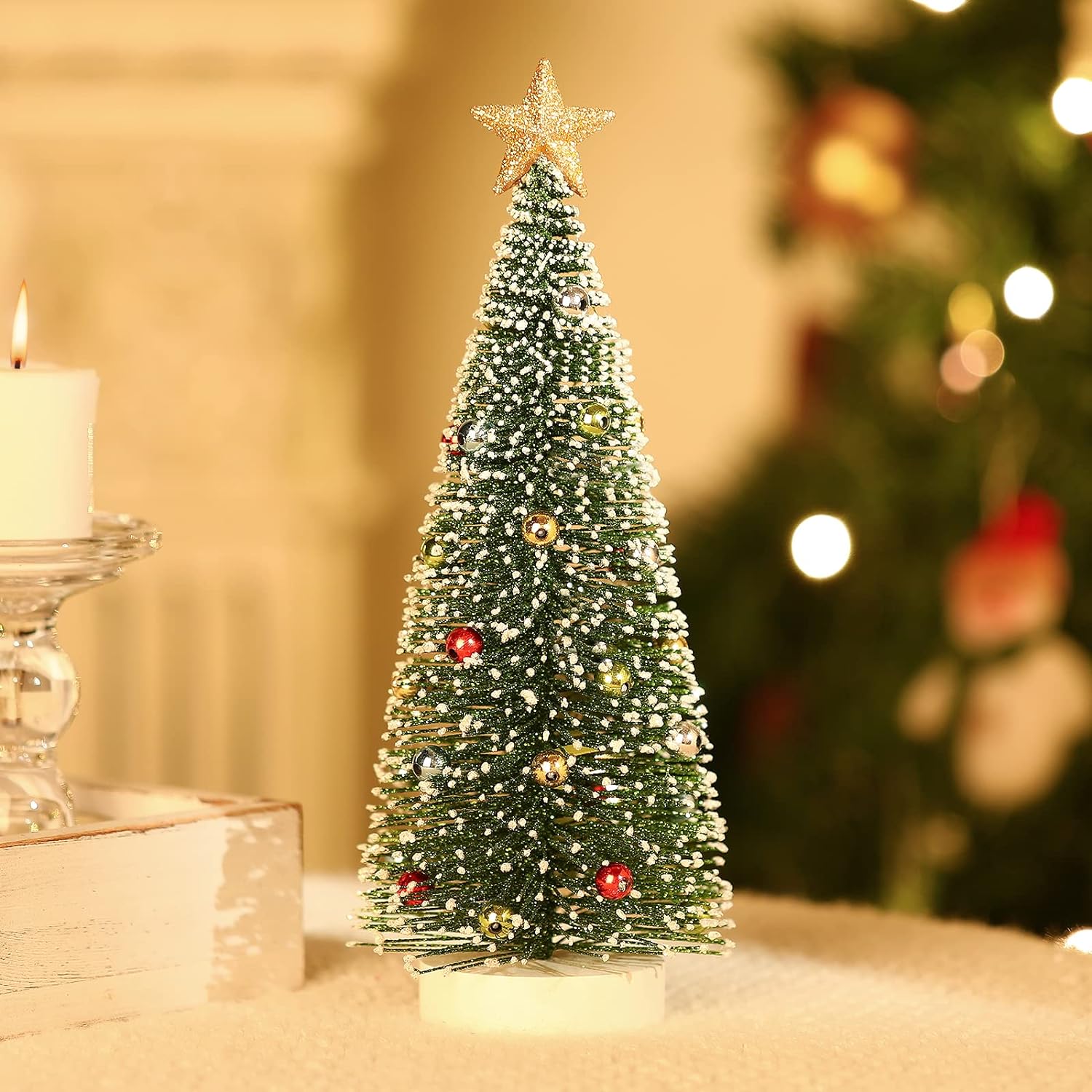 【楽天市場】クリスマスツリー ミニ 卓上 23cm ミニクリスマスツリー 卓上ツリー クリスマスツリー飾り ミニツリー 装飾品 鈴 松の木型