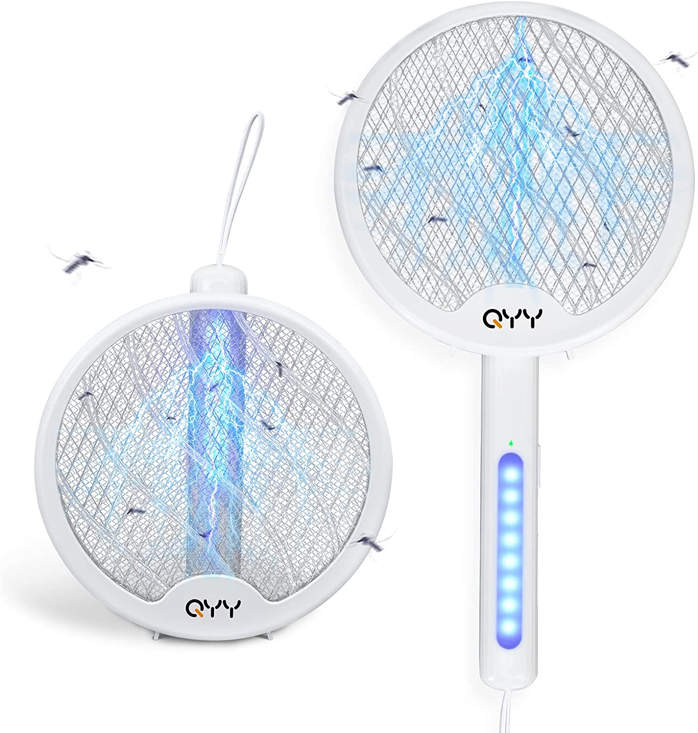 SALE／73%OFF】 電撃殺虫ラケット 電動蚊取り器 捕虫器 電撃殺虫器 折り畳み USB充電式 蚊取り器 UV光源誘引式 非放射 パワフル  省エネ 収納便利 屋外 室内 害虫退治 壁