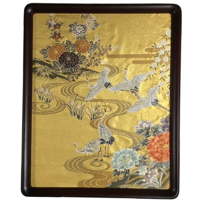 楽天市場】着物タペストリー 30cmx60cm 和風 桜 四季の花 インテリア