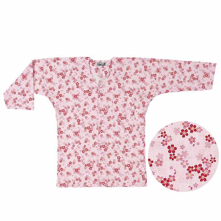 鯉口シャツ ピンク 桜 鯉口 シャツ 祭 o鯉8348 大人 子供用あり 祭り まつり 取寄せ商品 1点までメール便可