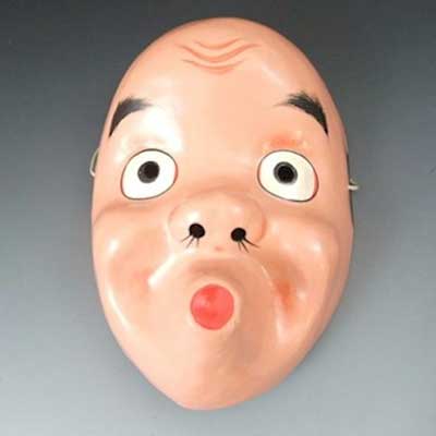 くわえ面 ひょっとこ 踊り 小道具 日舞 日本舞踊よさこい 演劇 おどり お面 おめん 取寄商品