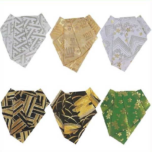 楽天市場】踊り用後見結び帯【扇子に小花】黒金地 仕立上踊り用後見