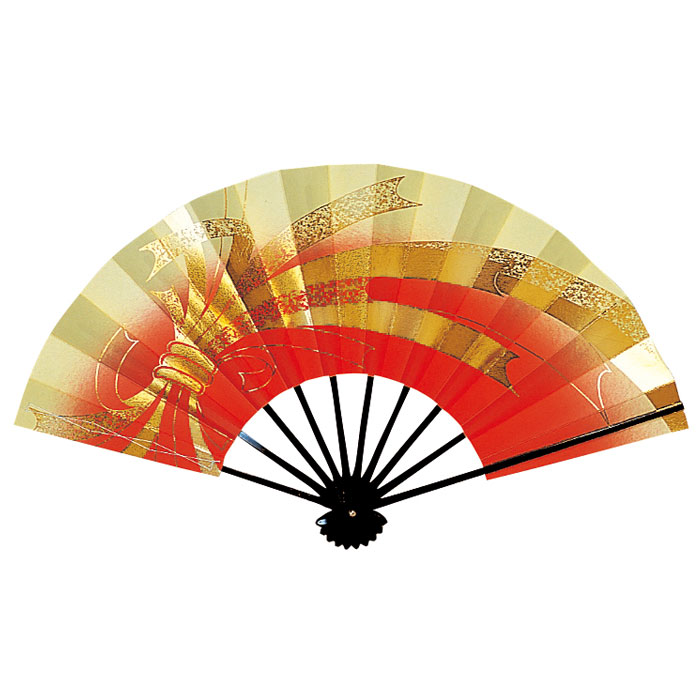 楽天市場】舞扇子 赤 ぼかし 金 両妻 扇子箱付 日本製 日本舞踊 （o舞