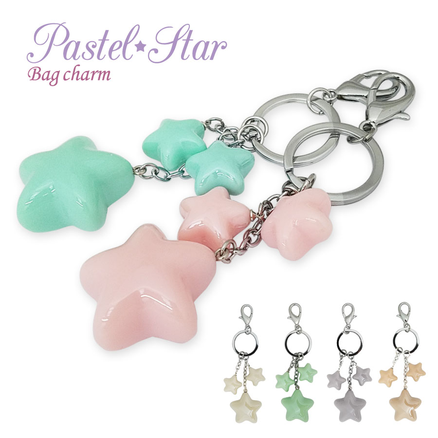 カラフルキーホルダーセット（無料チャーム付き） bagcharm08-top.jpg