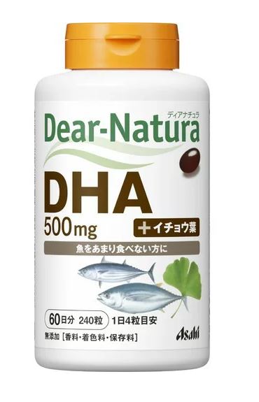 アサヒ ディアナチュラ DHA with イチョウ葉 240粒(60日分) 10個セット【送料無料】 14,773円