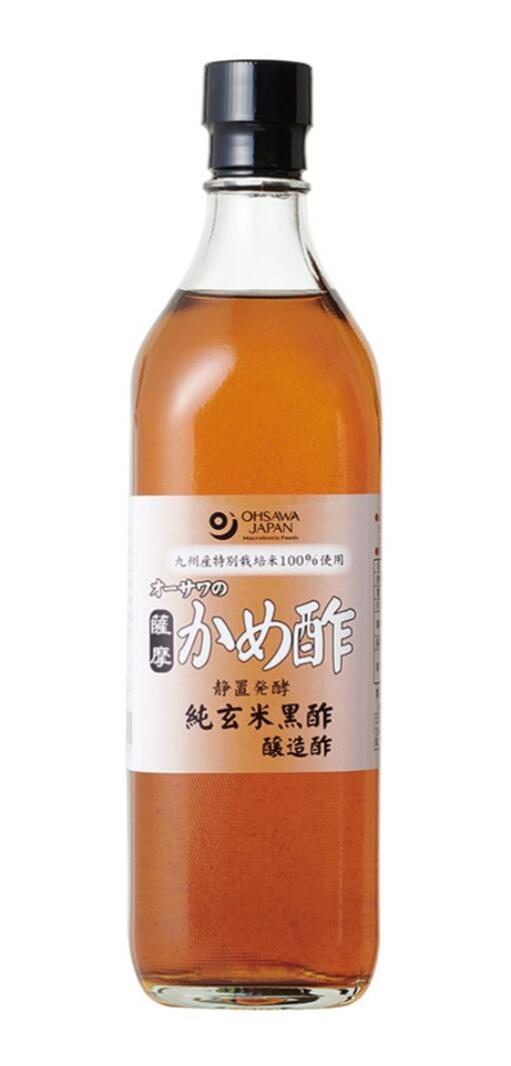 楽天市場】オーサワジャパン オーサワの薩摩かめ酢(純玄米黒酢) 500ml