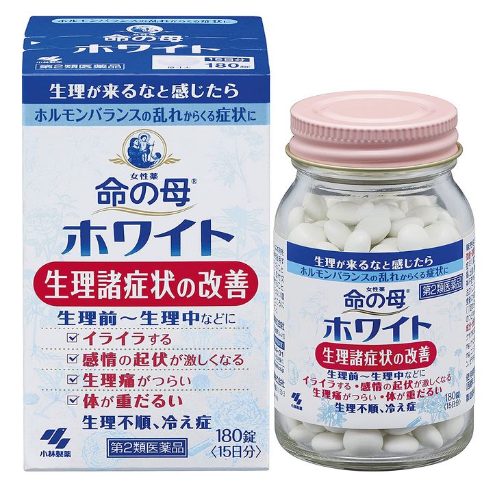 保障できる】 小林製薬 女性薬 命の母 ホワイト 180錠 5個セット生理諸症状の改善 fucoa.cl