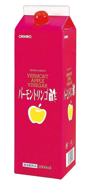 大人気! オリヒロ バーモントリンゴ酢 1800mL 6本セット fucoa.cl