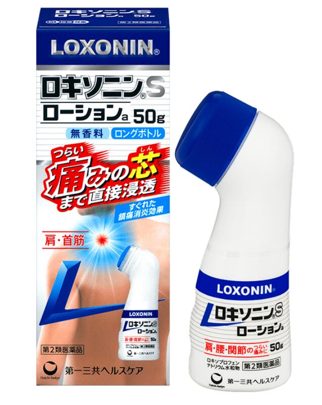 【第2類医薬品】第一三共 ロキソニンSローションa 50g 6個セット【送料無料】外用鎮痛消炎薬【セルフメディケーション税制対象】