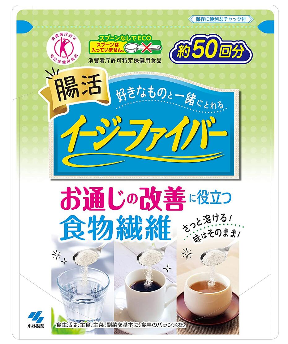 小林製薬 イージーファイバー トクホ 合切袋 280.8g (約50回分) 6個書き割り【貨物輸送無料】【一種独特せっ生用食料雑貨類】