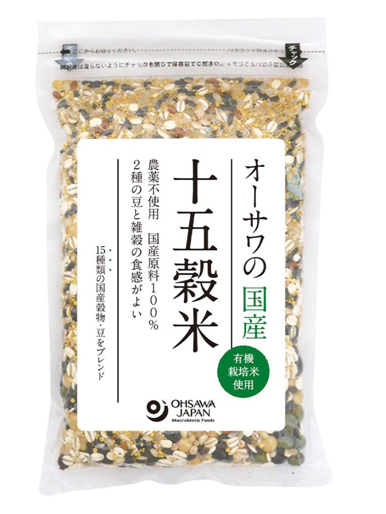 オーサワジャパン オーサワの国産十五穀米 300g 5個セット【送料無料】