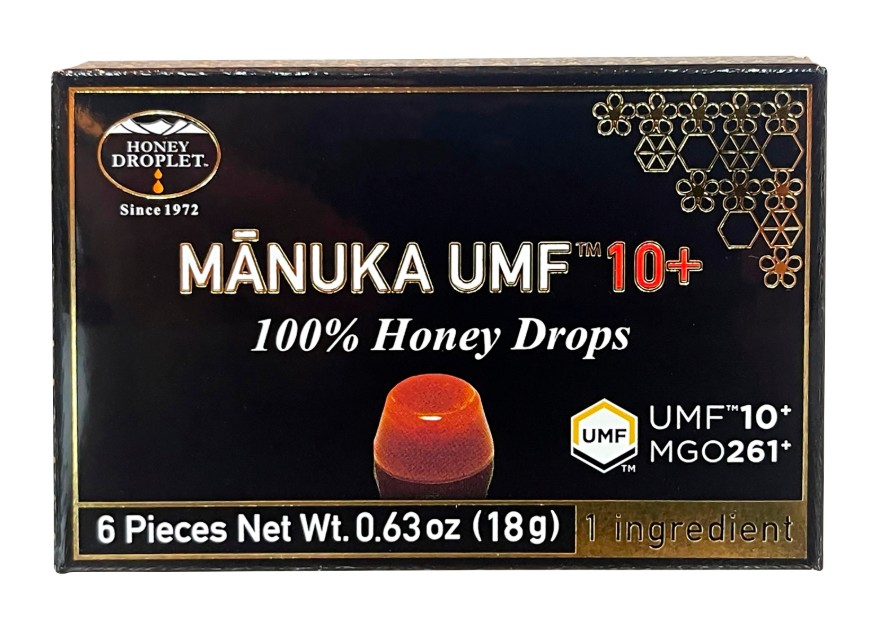 ハニージャパン ハニードロップレットUMF10+ マヌカハニー 6粒 12個セット【送料無料】｜朝の目覚めショップ