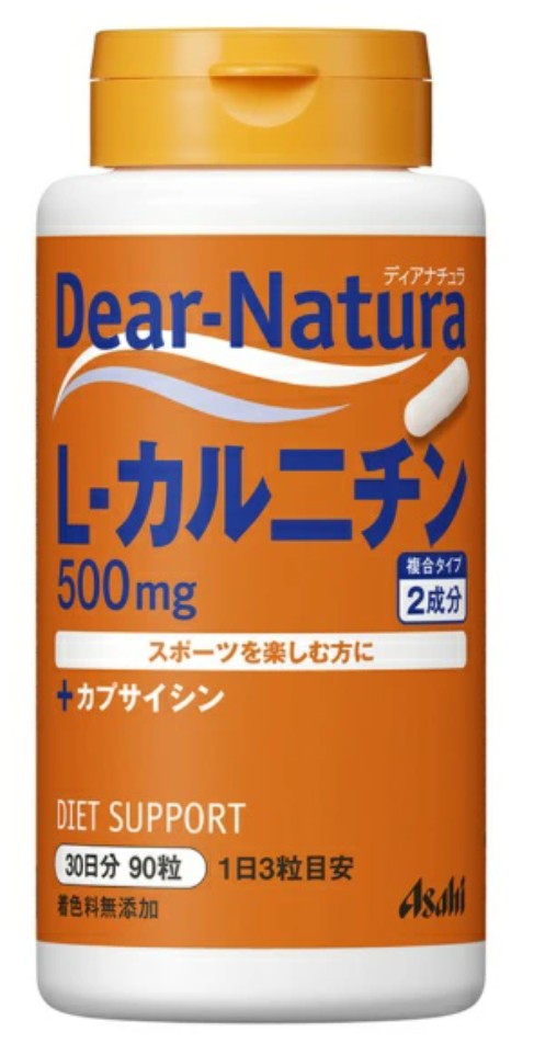 アサヒ ディアナチュラ L-カルニチン 90粒(30日分) 6個セット【送料無料】｜朝の目覚めショップ