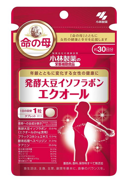 小林製薬 命の母 発酵大豆イソフラボン エクオール 30粒(30日分) 6個セット