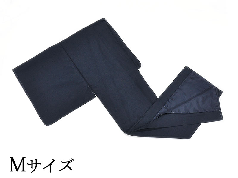 男物　仕立上り ポリエステル 無地袷着物 Mサイズ　- 紬風/濃紺色 -　[ 0509-206 ]　すぐ着られる 着物 きもの あわせ 洗える 合繊 男性 メンズ 紳士 シンプル 仕立て上がり 既製品 つむぎふう 八掛 日本製 むじ ネイビー カジュアル 普段着｜和-closet 浅野屋呉服店