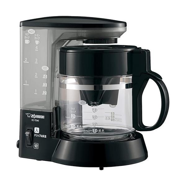 マホービン EC-TD40-BA 黒いこと 珈琲製造会社 4杯用 硝子容れもの 水貯蔵タンク固着させる式 調査報告こし器 コーヒー通 540ml