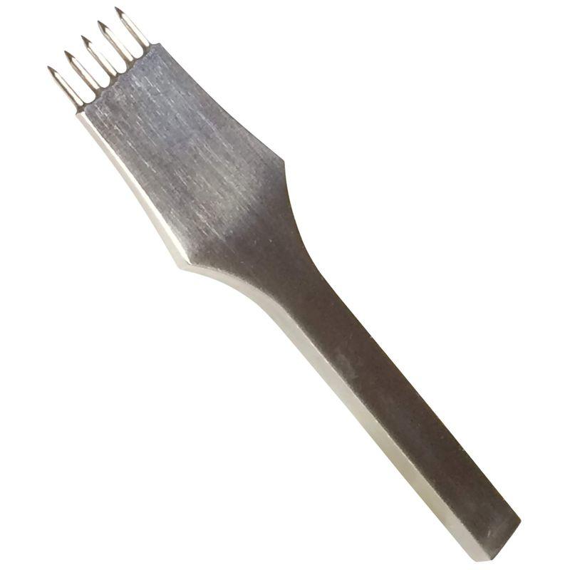 ち なめし革手工芸品 物の具 物の具鋼 打ち具 物の具 内仕立てもの a171 (4粍 5歯)