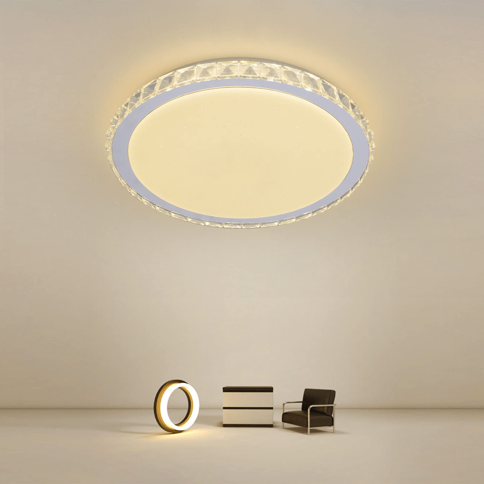 LED 上昇限度ともし火 星空成り行き HG 10畳-12畳~4200ルーメン 調光印字機 照明装置手道具 白熱電球色 昼光色 昼白いこと 上昇限度照明装置 リビング 御茶の間 ちゃぶ台 寝部屋 子供部屋 歩廊 今めかしい 室内照明装置 遠隔操作付き添い人 スリープタイマ