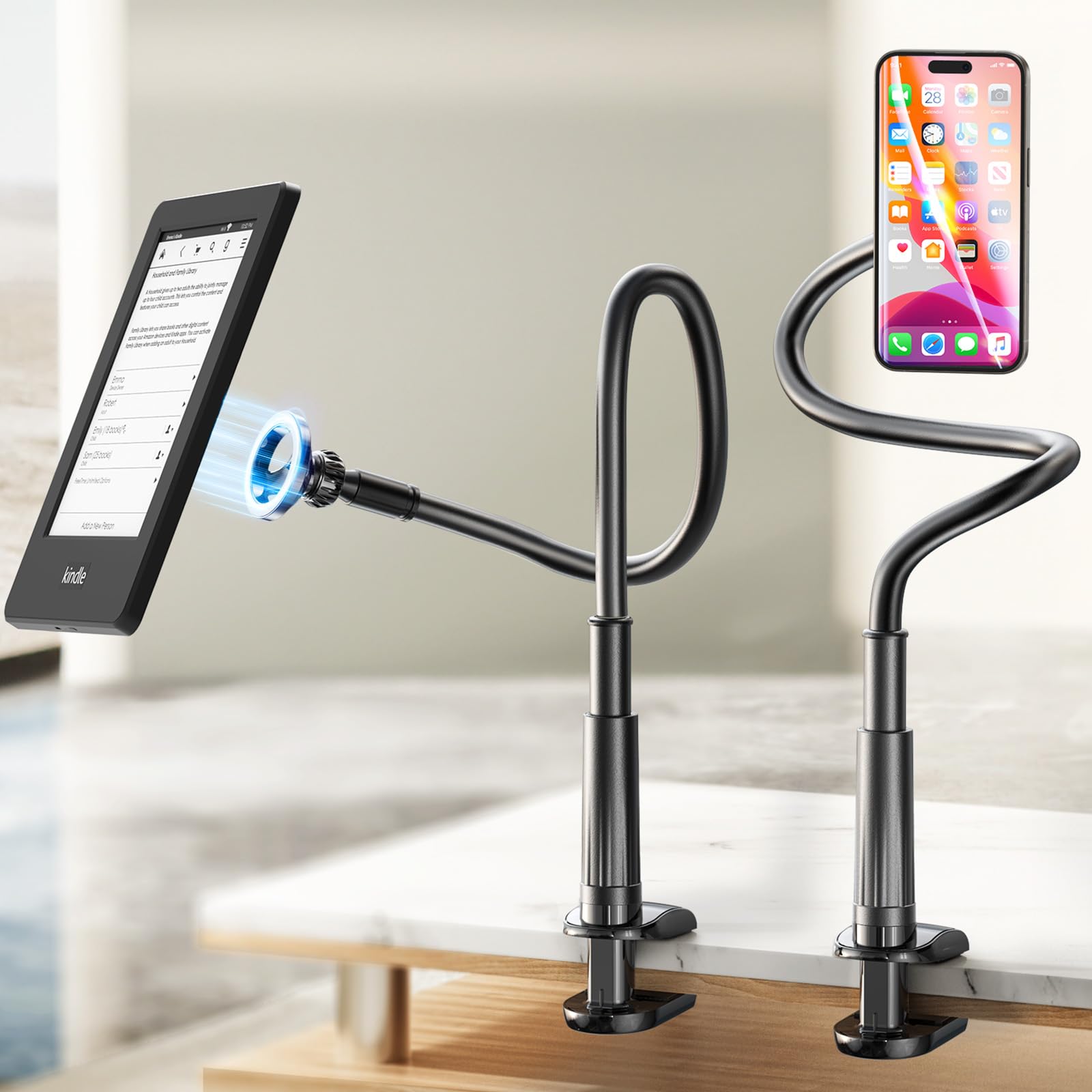 寝ながらスマホスタンド 0.1秒へばり着く  スマホスタンド 臥榻 360親しさ合わせる スマホ 手 広々とした取り替えっこ性 大きさ無制限事項 ごろ寝 卓上 机 スマホアームスタンド など用