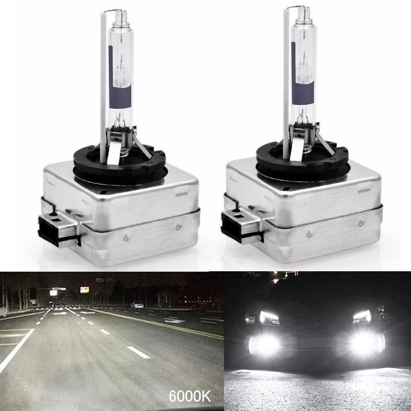 ヘッドライト バルブ 6000K 2400lm 35W 純正交換用 車検対応