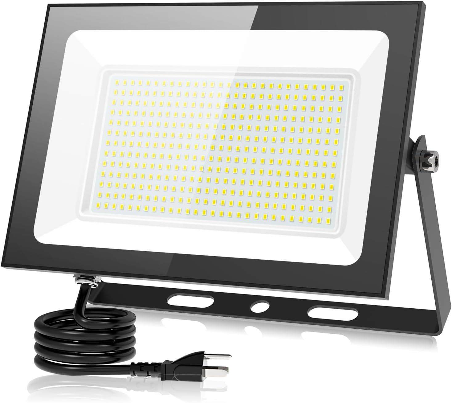 投光器 LED 屋外作業灯 LEDライト 200W 25000LM IP66 防水 昼光色 6500K 高輝度 高放熱 省エネ 軽量 120°広角 100V 屋外
