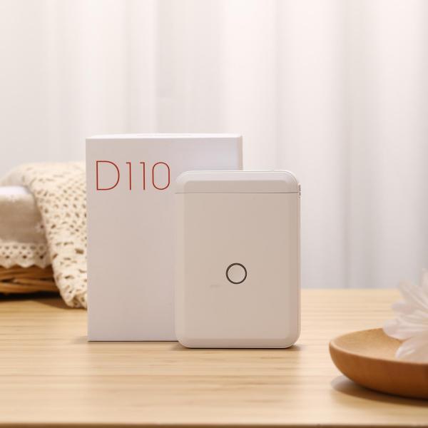 D110付け紙製造会社器械はiOSおよびAndroid用隠し大きさBluetoothサーマルプリンターホームオフィススクール用インキ不