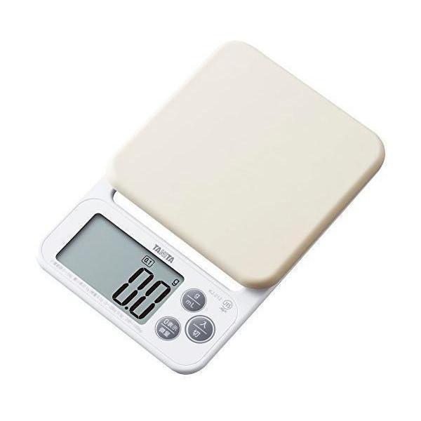 タニタ KJ-212 WH 白いこと 煮炊き規摸 御厨子所 はかり 一皿分の料理 ケイ素樹脂押しかぶせる付き添い人 デジタル