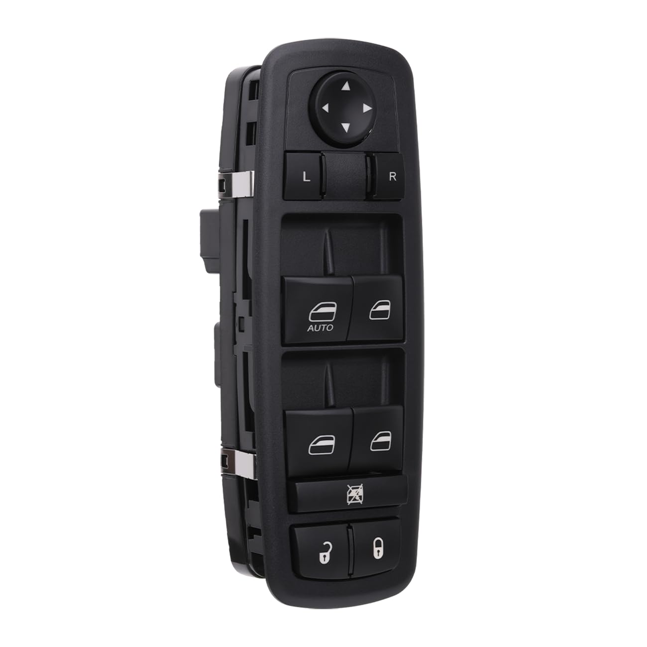パワーマスターウィンドウスイッチコントロールボタン フロント左運転席側 2017 2018 2019 Dodge Journey交換用 OEM 68307001AA 1 オートボタン 14+6ピン ブルーライト