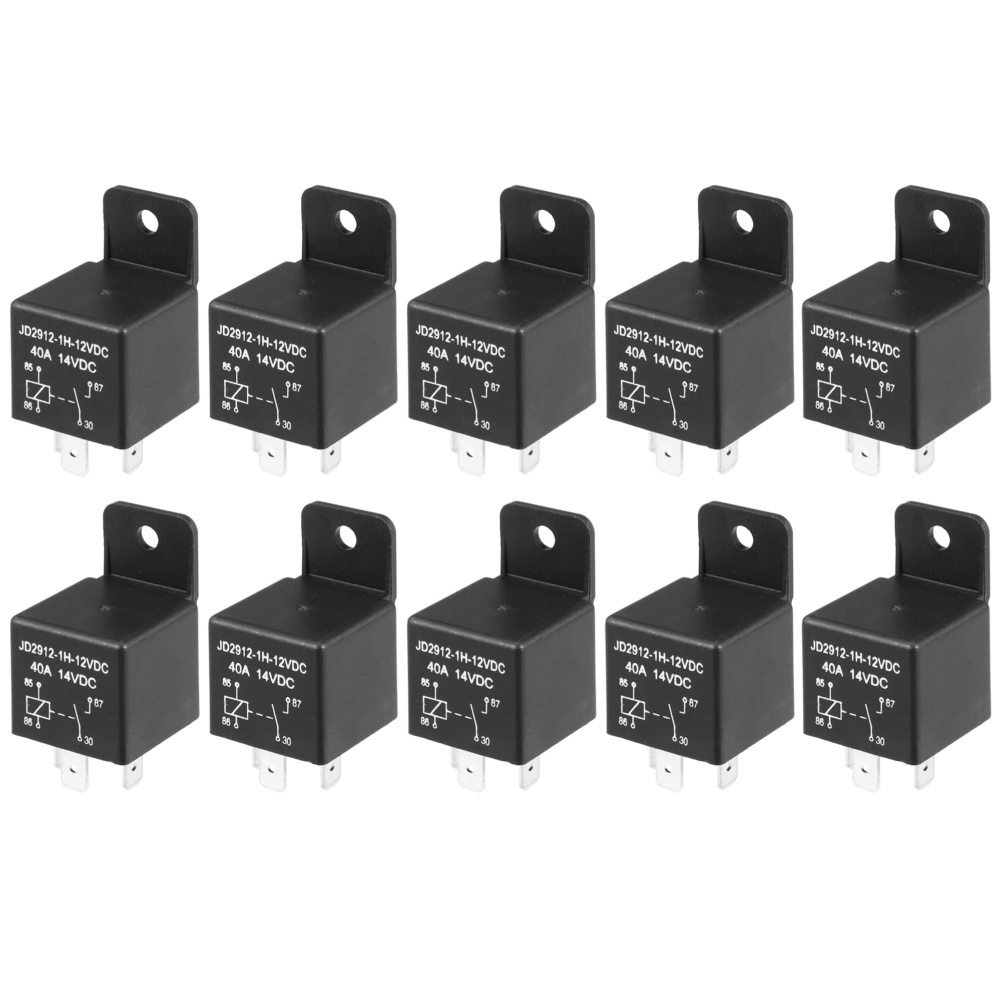 自動車用リレー/スイッチ 10個パック、4ピン、12V 40A 6,696円
