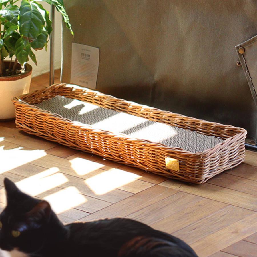 ラタン製の猫用爪とぎバスケット/猫用爪とぎボックス/収納ボックス（猫用爪とぎポスト、猫用爪とぎボックス、コンテナ、爪やすり、紙箱、バスケット、ホームデコレーション）