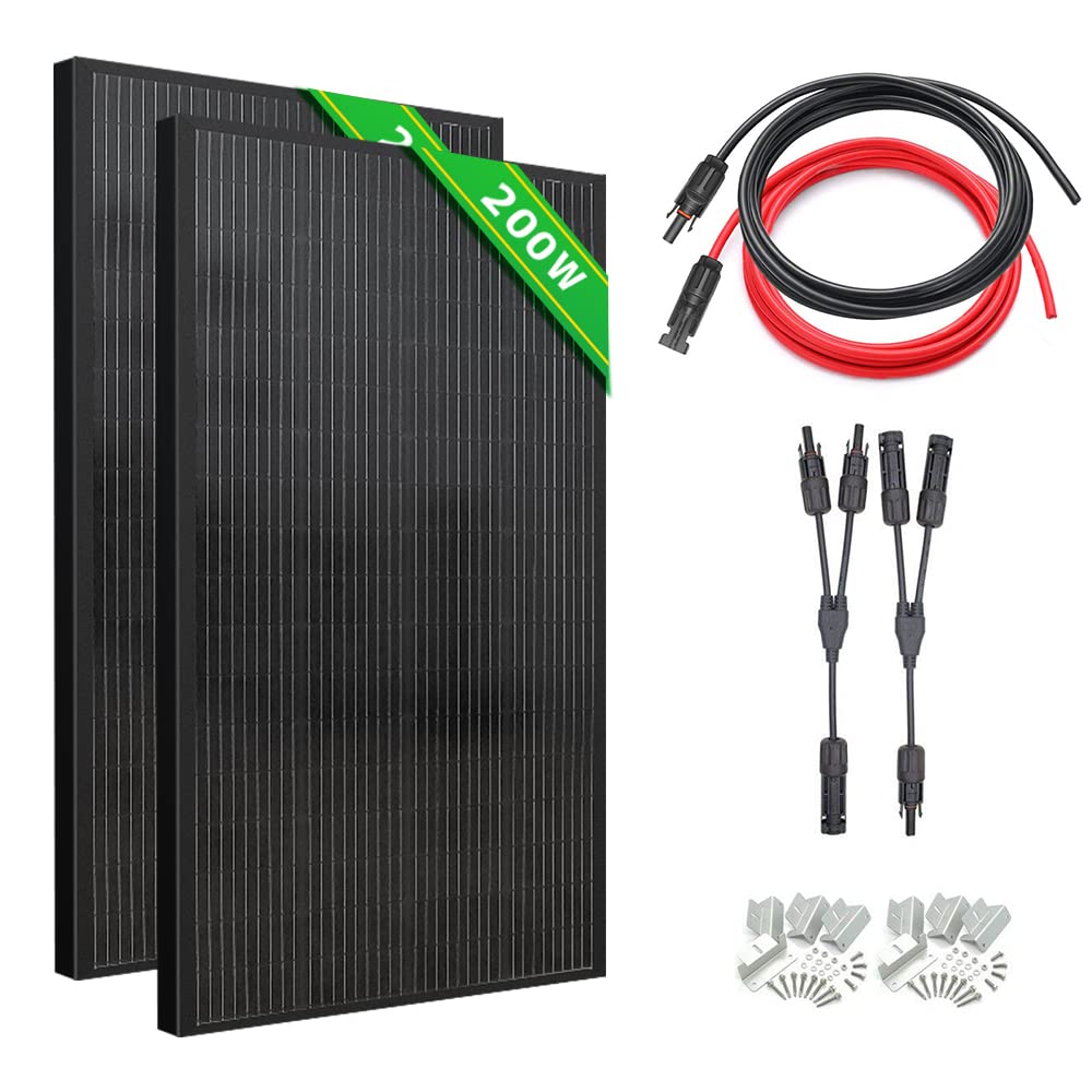 400W ソーラーダイアログボックス 発生仕かける 単たま物 200W×2枚組 高性能次世代型 発生